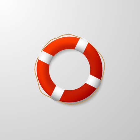 Vector illustration of Life Buoyのイラスト素材
