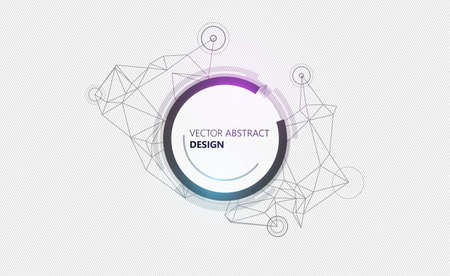 technology background abstract vector backgroundのイラスト素材