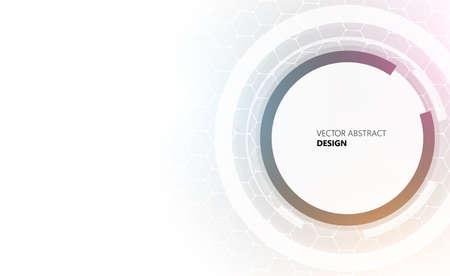 Abstract geometric background with place for your text. Vector Designのイラスト素材