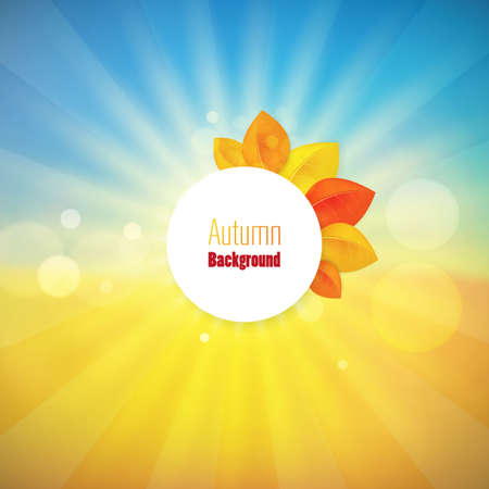 Autumn abstract background Eps 10 design.Vectorのイラスト素材