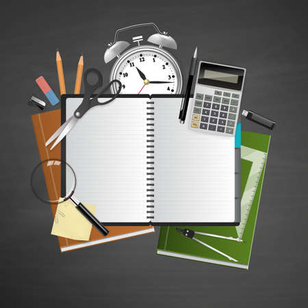Back to School background. EPS 10 vector fileのイラスト素材