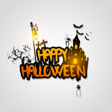Halloween poster / card / backgroundのイラスト素材