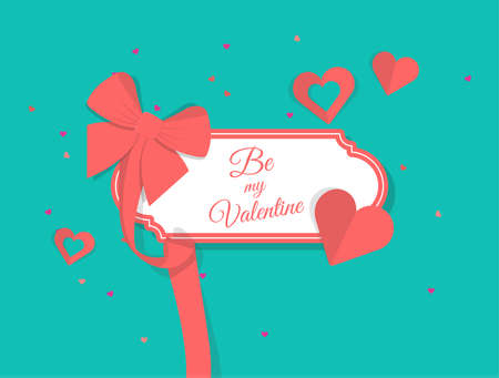 Vector Top View of Valentine's Day Elementsのイラスト素材