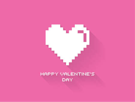 Purple Heart - Valentines Day Card Vector Designのイラスト素材