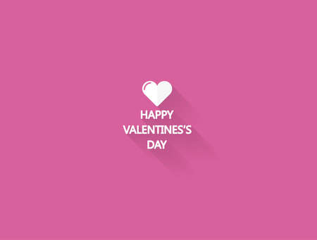 Purple Heart - Valentines Day Card Vector Designのイラスト素材