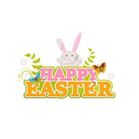 Happy Easter Background for your Postcard. Vector Illustration Eps 10のイラスト素材