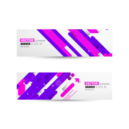 Abstract Banner for Your Business, Minimalistic Design, Creative Concept, Modern Diagonal Abstract Background. Geometric element. Vector-stock illustrationのイラスト素材