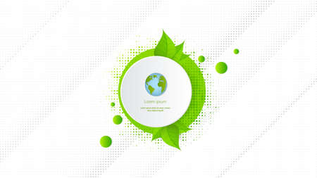 Abstract Green Background With Space for Your Textのイラスト素材