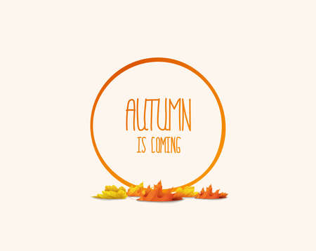 autumnal abstract backgroundのイラスト素材