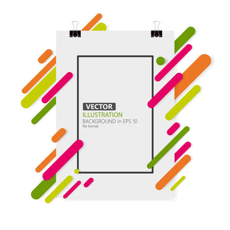 Template design for Cover / Banner. Abstract background. Vector, illustration.のイラスト素材