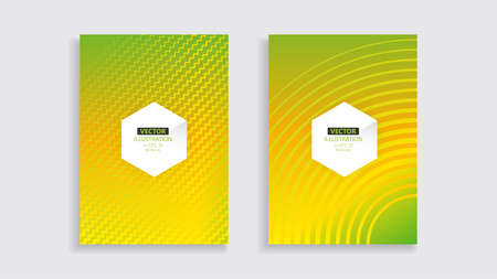 Covers with geometric pattern. Colorful backgrounds. Applicable for Banners, Placards, Posters, Flyers. Eps10 vector template.のイラスト素材