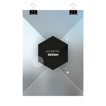 Template design Layout, Brochures, Flyer, Geometric, Vector, Abstract Modern Backgroundsのイラスト素材