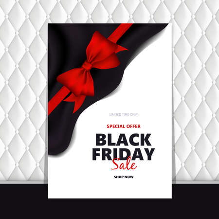 Black Friday sale design template. Vector illustration.のイラスト素材