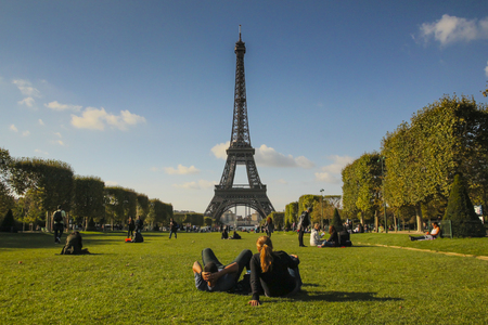 A romantic weekend in Paris.のeditorial素材