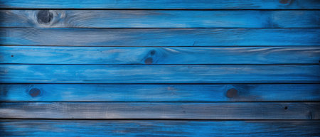 Blue painted wood texture. Abstract background for design with copy space.の素材