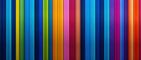 Colorful vertical stripes background. Vector illustration. Eps 10. RGB EPS 10の素材