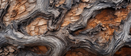 Old tree bark texture. Abstract background for design with copy space.の素材