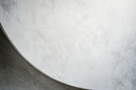 A captivating abstract composition where a large curve meets a softly textured surface. The interplay of smooth muted colors creates a soothing atmosphere perfect for a minimalist aesthetic. The light gently sweeps across the surface highlighting the delicate gradients and subtle imperfections that add characterの素材