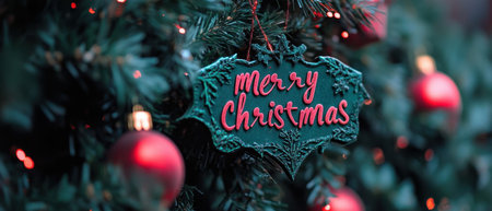 Cheerful Christmas tree decorの素材