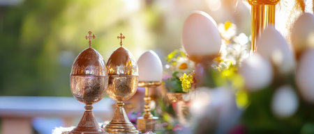 Eggs and flowers add festive charm