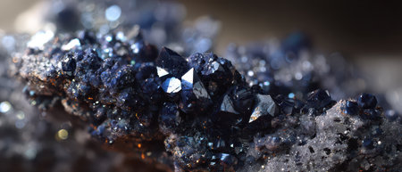 Glimmering crystals catch natural light creating a stunning display. The sparkles reflect a joyful ambiance for the New Year.の素材