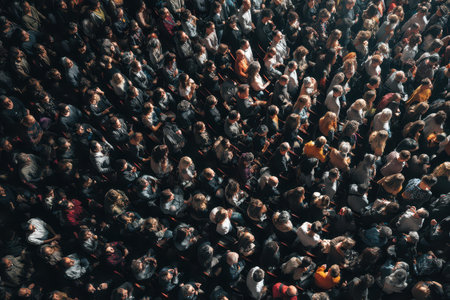 Crowd gathers for lively event above