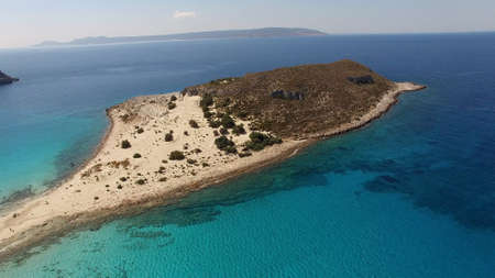 Simos Beach in Elafonisos Island, Greeceの写真素材