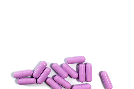 Vitamins extracted from grapes to nourish the skin. Packed in capsulesの写真素材