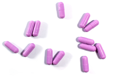 Vitamins extracted from grapes to nourish the skin. Packed in capsulesの写真素材