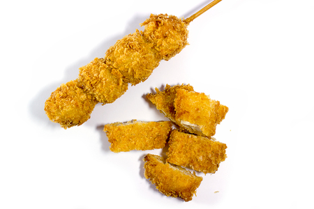 Appetizers is Batter-fried Chicken and Fish Ballの写真素材