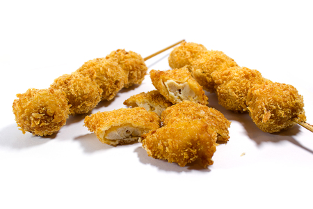 Appetizers is Batter-fried Chicken and Fish Ballの写真素材