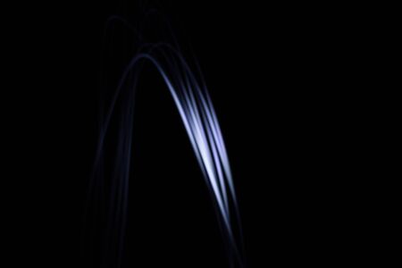 Blur blue light effect on dark background.