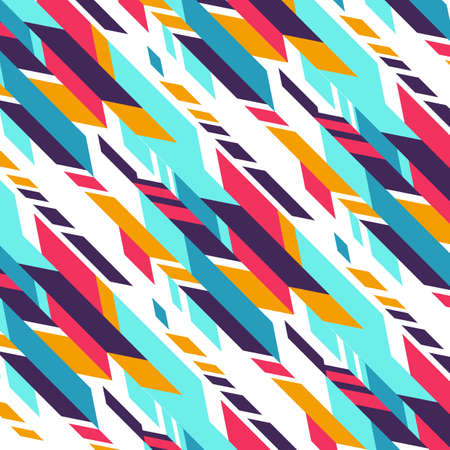 Geometric pattern, Modern floral ornament vector illustration.のイラスト素材