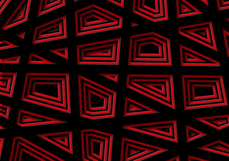 Abstract geometric background in paper cut style. 3d design for banners, flykrov, advertising, posters. Pattern in vector illustrationのイラスト素材