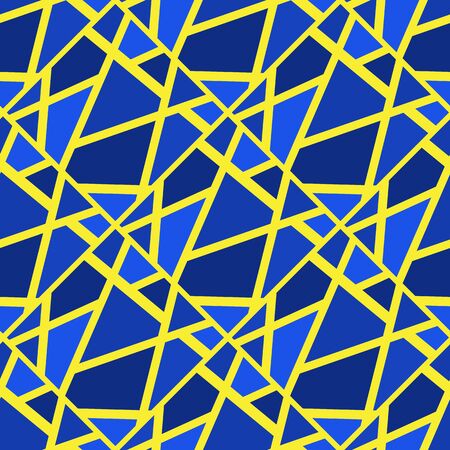Straight lines seamless pattern. Mosaic background. Multicolor design of tiles, paper. Vector illustrationのイラスト素材