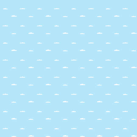 Baby seamless patterns with clouds on a blue sky. Printing paper packaging. Vector illustrationのイラスト素材