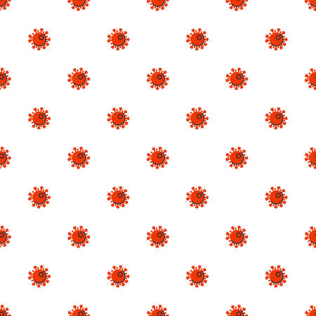 Viruses. Seamless pattern for textiles and packaging. Vector illustrationのイラスト素材