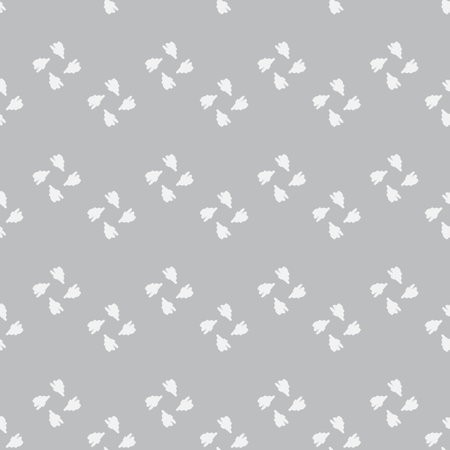 Seamless pattern with paint blots. Black and white abstract drawing. Vectorのイラスト素材