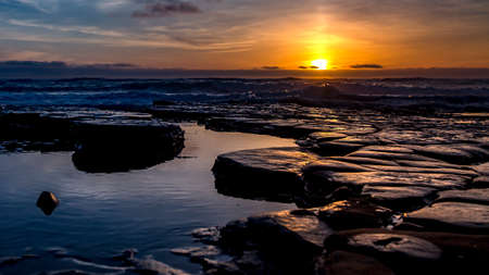 Tidepools in southern California, La Jollaの写真素材