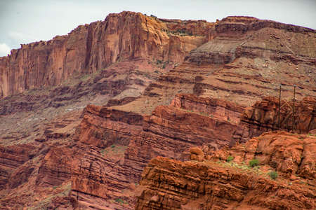 The sandy views of off-road trailsの写真素材
