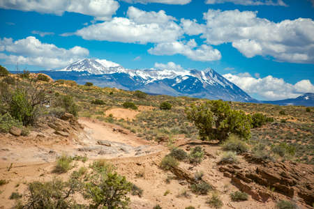 Off roading views of Moab, Utahの写真素材