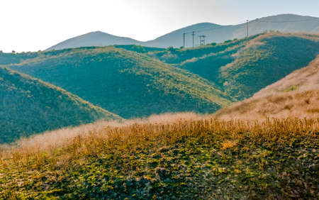 Hiking the hills in San Clemente Calfiornia