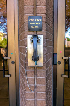 Public telephone for customer service