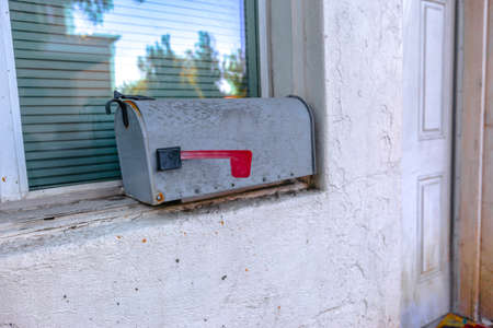 Mailbox outside of building in Provoの写真素材