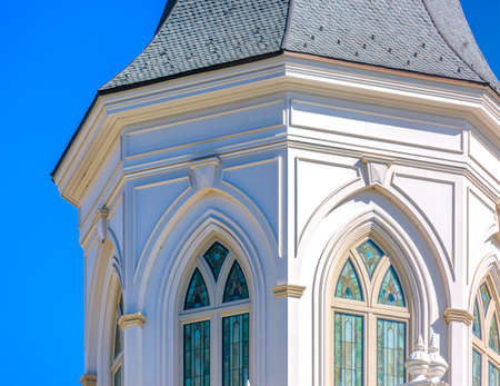 Close up of religious building in Provoの写真素材