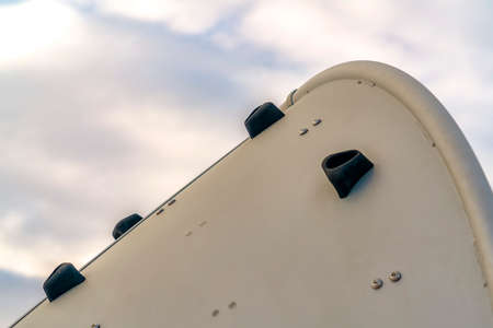 Details of climbing frame on a playground in Utahの写真素材