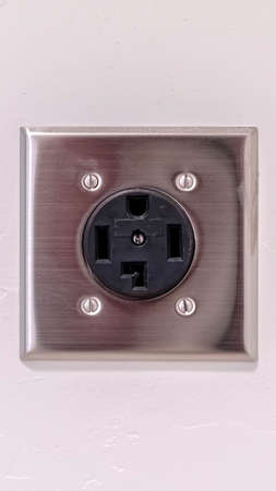 Vertical frame Electric plug connection for a washing machine