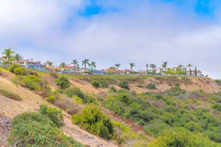 Uphill residences of Laguna Niguel at Southern Californiaの写真素材