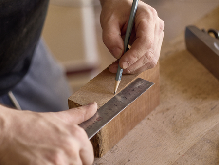 Making neck for guitar.の写真素材