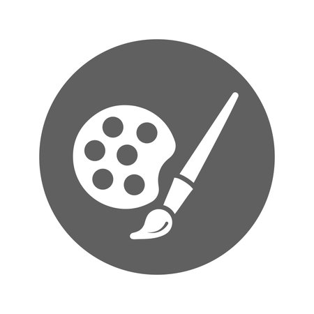 Art, brush, equipment icon. Commercial use, printed files and presentations, Promotional Materials, web or any type of design project.のイラスト素材